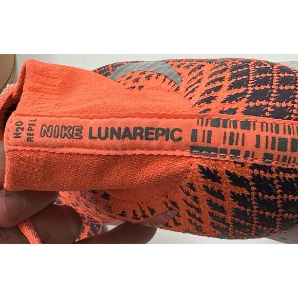 Nike Lunarepic Flyknit Shield Women Bright Mango 849665-800 Size 7.5 NEW no box - Picture 15 of 16